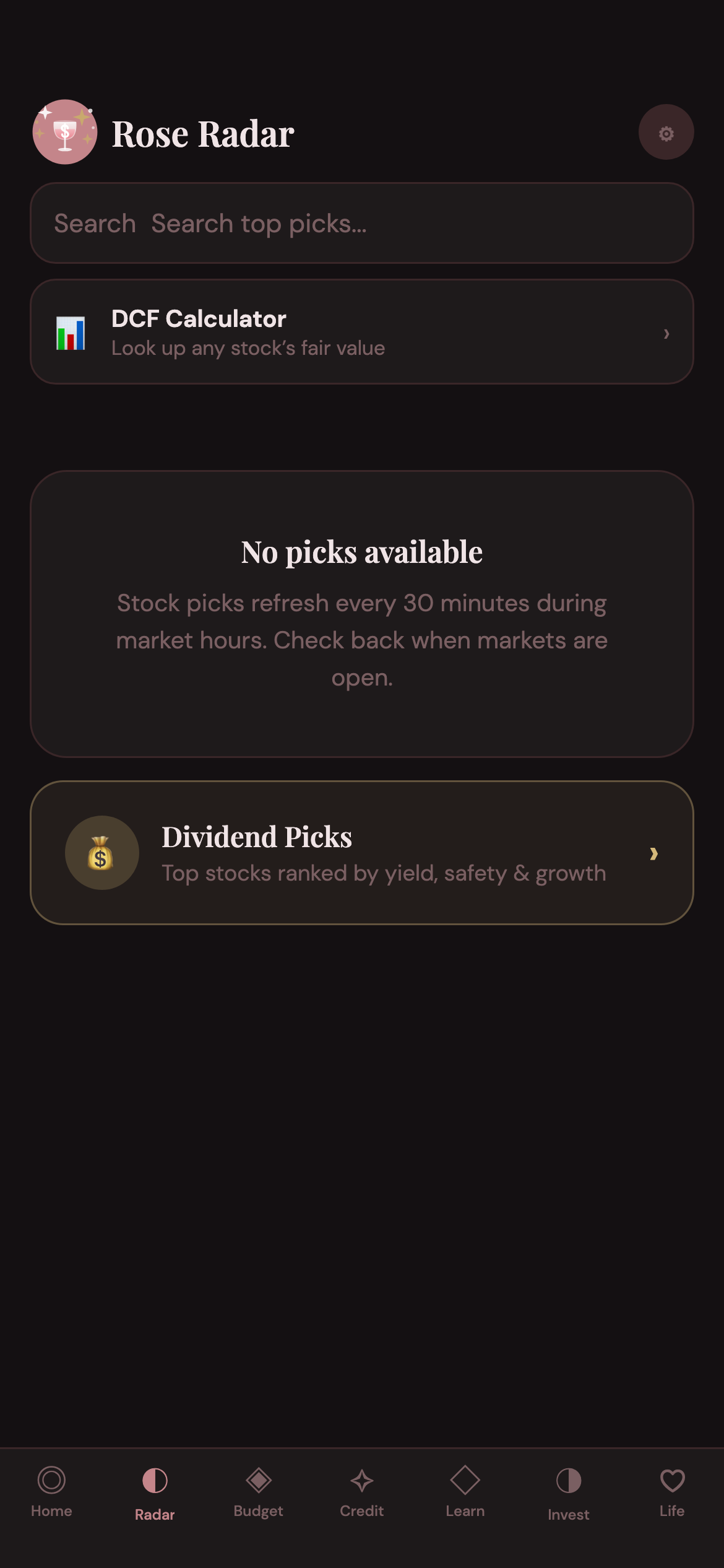 Picks & Research